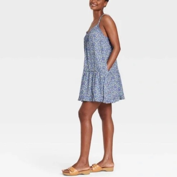 (XXL)- Universal Thread Women's Sleeveless Short Pintuck Dress - Picture 2 of 10